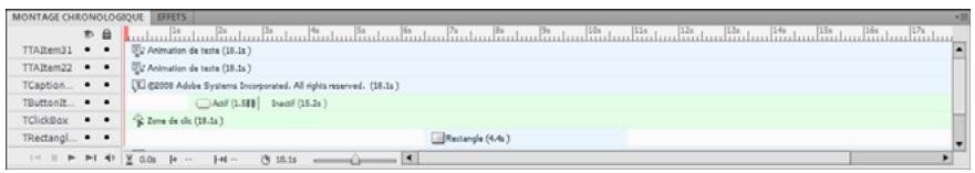 ADOBE CAPTIVATE 5 - Plan de montage chronologique - 1