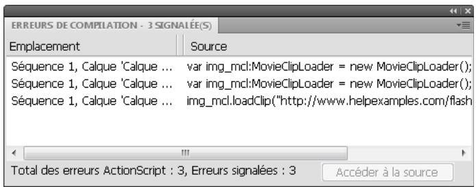 ADOBE FLASH CS5 - Utilisation de l'instruction trace - 1