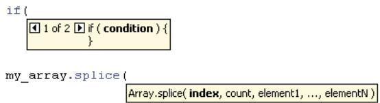 ADOBE FLASH CS5 - Utilisation des conseils de code de type info-bulle - 1