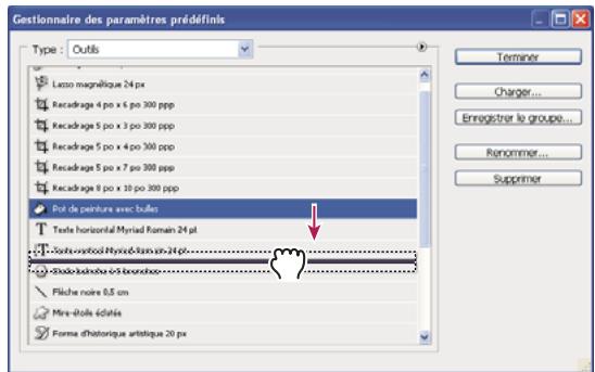 ADOBE PHOTOSHOP CS3 - A propos du Gestionnaire des paramètres prédéfinis - 1