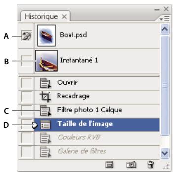 ADOBE PHOTOSHOP CS3 - Utilisation de la palette Historique - 1