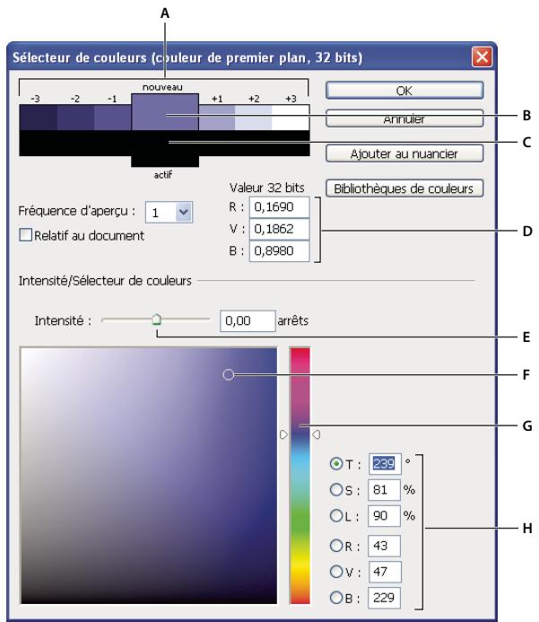 ADOBE PHOTOSHOP CS3 - A propos du sélecteur de couleurs HDR (Photoshop Extended) - 1