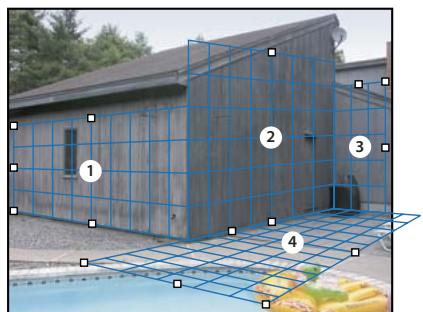 ADOBE PHOTOSHOP CS3 - Pour créer des plans de perspective associés - 1