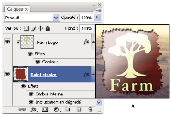 ADOBE PHOTOSHOP CS3 - Association des effets de fusion - 1