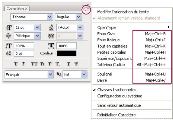 ADOBE PHOTOSHOP CS3 - A propos des raccourcis dynamiques - 1