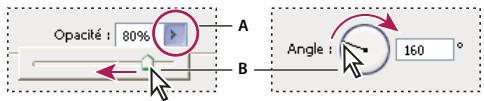 ADOBE PHOTOSHOP CS3 - A propos des curseurs déroulants - 1