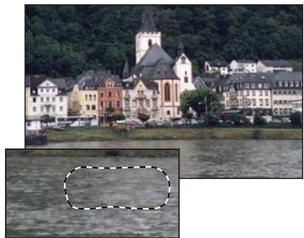 ADOBE PHOTOSHOP CS3 - Correction d'une zone à l'aide de l'outil Pièce - 3