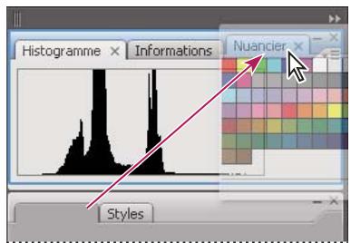 ADOBE PHOTOSHOP CS3 - Pour manipuler des groupes de panneaux - 1