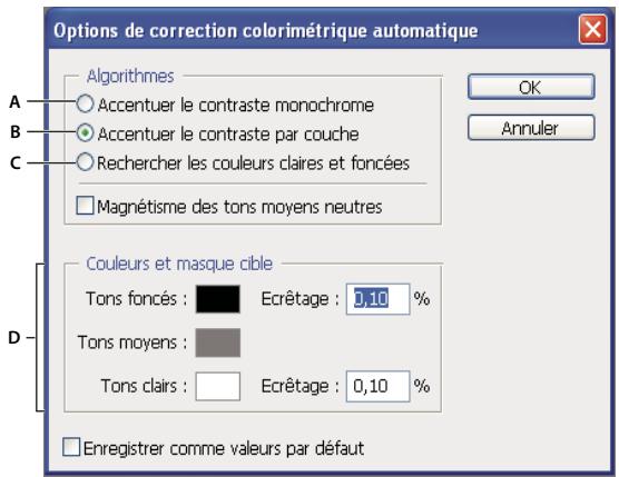 ADOBE PHOTOSHOP CS3 - Définition des options de réglage automatique - 1
