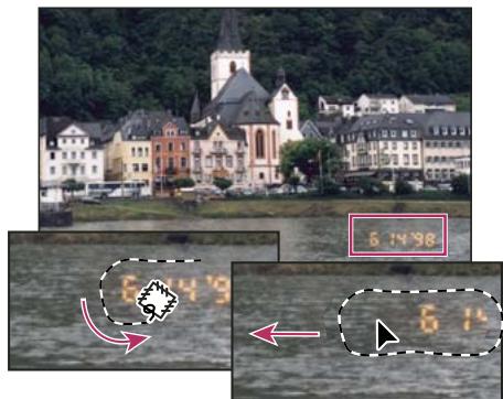 ADOBE PHOTOSHOP CS3 - Correction d'une zone à l'aide de l'outil Pièce - 2