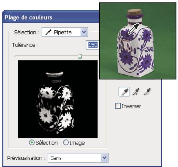 ADOBE PHOTOSHOP CS3 - Sélection d'une plage de couleurs - 2