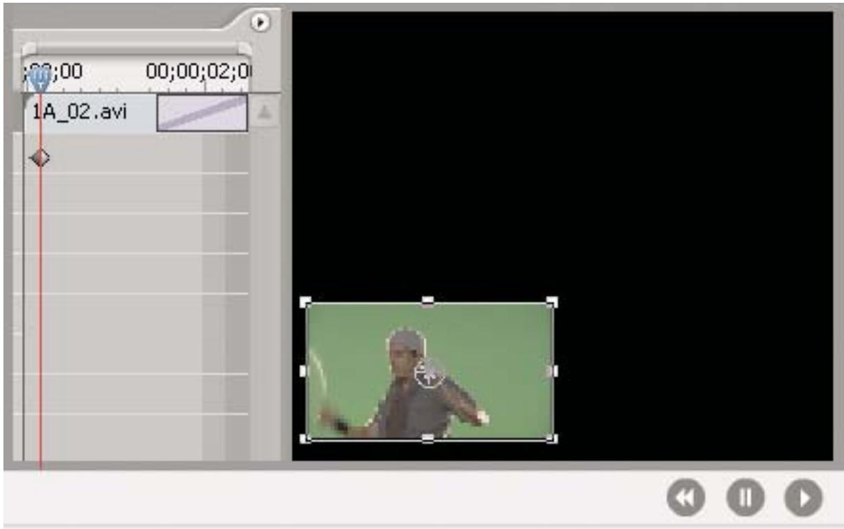 ADOBE PREMIERE PRO CS4 - Animer un élément dans le Moniteur du programme - 1