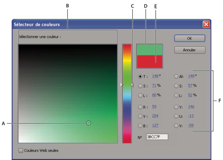 ADOBE PREMIERE PRO CS4 - Sélectionner une couleur avec le sélecteur de couleur Adobe - 1