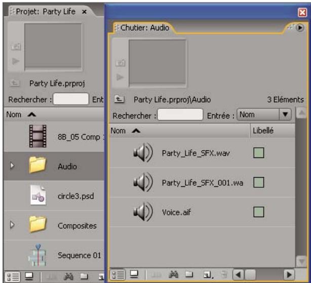 ADOBE PREMIERE PRO CS4 - Utilisation de chutiers - 2