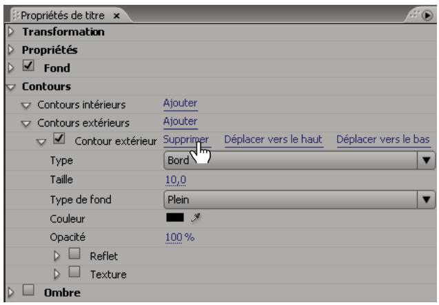 ADOBE PREMIERE PRO CS4 - Supprimer les contours d'un objet ou d'un texte - 1