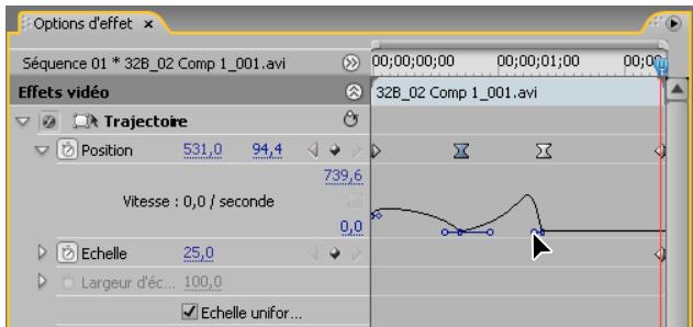 ADOBE PREMIERE PRO CS4 - Animer un élément dans le Moniteur du programme - 2