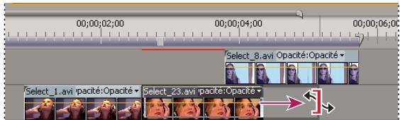 ADOBE PREMIERE PRO CS4 - Modifier la vitesse et la durée d'un élément avec l'outil Allongement compensé - 1