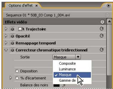 ADOBE PREMIERE PRO CS4 - Spécifier une couleur ou une plage chromatique à modifier - 2