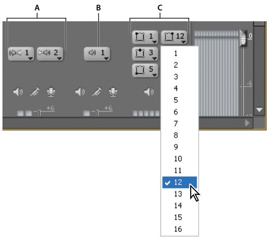 ADOBE PREMIERE PRO CS4 - Panoramaique ou balance d'une piste à 16 canaux - 1
