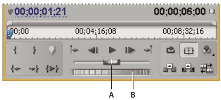 ADOBE PREMIERE PRO CS4 - Lecture à l'aide de la molette ou du variateur de vitesse - 1