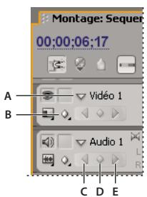 ADOBE PREMIERE PRO CS4 - Afficher des images clés et des propriétés dans le panneau Montage - 1