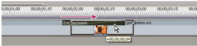 ADOBE PREMIERE PRO CS4 - Aligner une transition dans le panneau Montage - 1