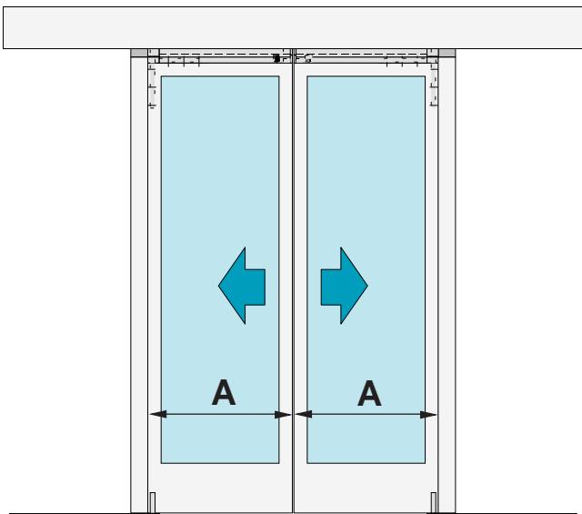CAME MI6120 - Solution avec montage de la porte coulissante à l'extérieur: - 12