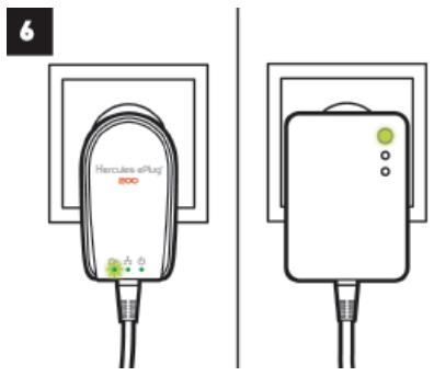 HERCULES EPLUG 200 MINI - Connexion Ethernet et branchement électrique de votre nouvel adaptateur Hercules ePlug 200 Mini - 9