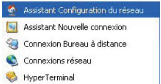 HERCULES EPLUG 200 MINI - Windows XP : Utiliser l'Assistant Configuration du réseau dans un réseau de type Ad hoc - 1