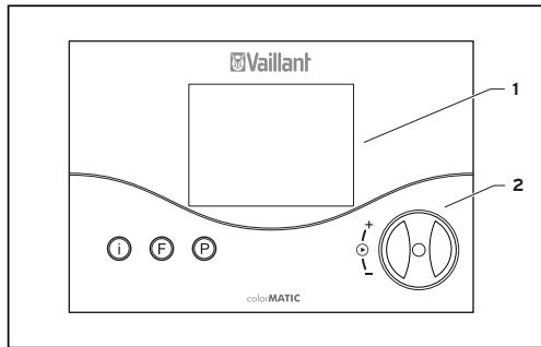 VAILLANT VRT 340F - Vue d'ensemble de l'appareil - 1