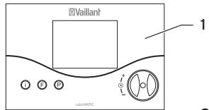 VAILLANT VRT 340F - Montage du régulateur de température ambiente - 1