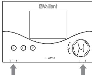 VAILLANT VRT 340F - Remplacement des piles - 1