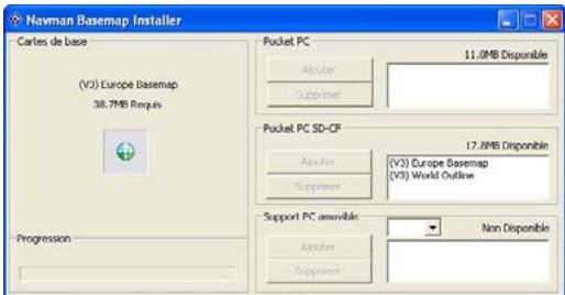 NAVMAN POCKETPC - Installation de la Basemap - 1