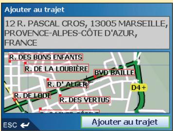 NAVMAN ICN550 - Première étape : entamer votre trajets à arrêts multiples - 2