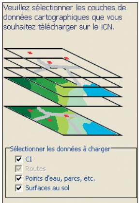 NAVMAN ICN550 - Couches de la carte - 1