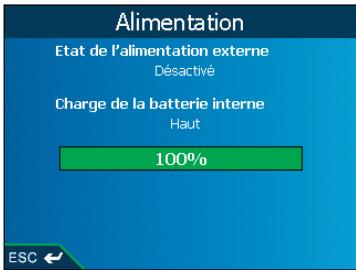 NAVMAN ICN550 - Préférences du matériel - alimentation - 1