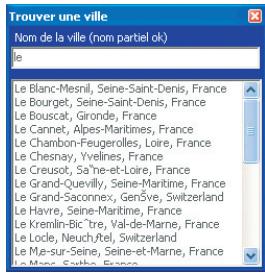 NAVMAN ICN550 - Pour trouver une ville - 1