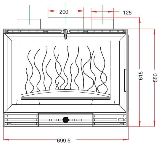 INVICTA INSERT 700 VITRE DROITE - Notice particulière d'utilisation et d'installation - 2