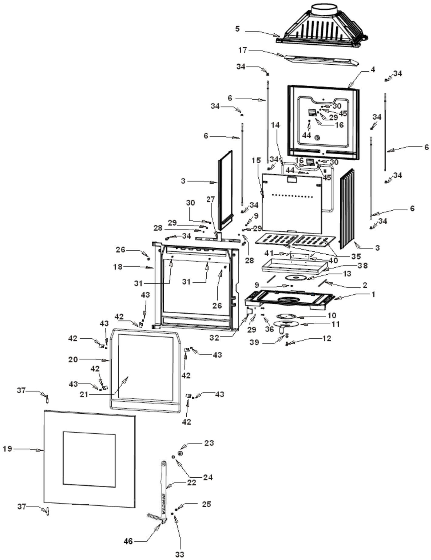 INVICTA 6577 44 - Instructions pour l'encastrement de l'appareil. - 5