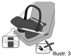 KIDDY NEST - Montowanie systemu w ustawieniu przyciwonym do kierunku jazdy - 3