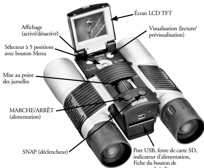 BUSHNELL 11-0832 - Pour METTRE l'appareil PHOTO sous tension et hors tension - 1