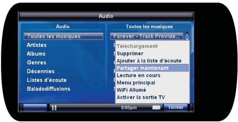 POLAROID MPU-043315B - Pour partager des fichiers : - 1