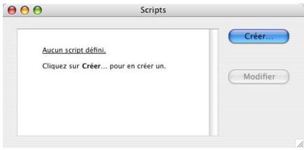 IOMEGA RETROSPECT - Dans le menu principal de retrospect, cliquez sur l'onglet automatiser, puis sur scripts. - 1