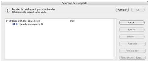 IOMEGA RETROSPECT - Pour reconstituer un fichier catalogue : - 2