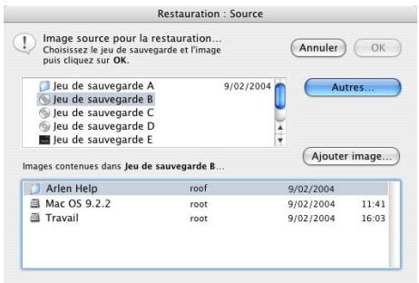 IOMEGA RETROSPECT - Restauration à partir d'une image - 2