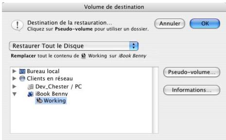 IOMEGA RETROSPECT - Restauration des fichiers - 3