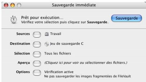 IOMEGA RETROSPECT - Définition des options de sauvegarde supplémentaires - 1