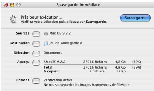 IOMEGA RETROSPECT - Deuxième partie : Sauvegarde rapide de nouveaux fichiers et de fichiers modifiés - 1