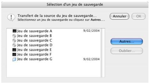 IOMEGA RETROSPECT - Transfert de fichiers - 2