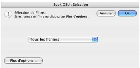 IOMEGA RETROSPECT - Sélection des fichiers pour backup server - 1